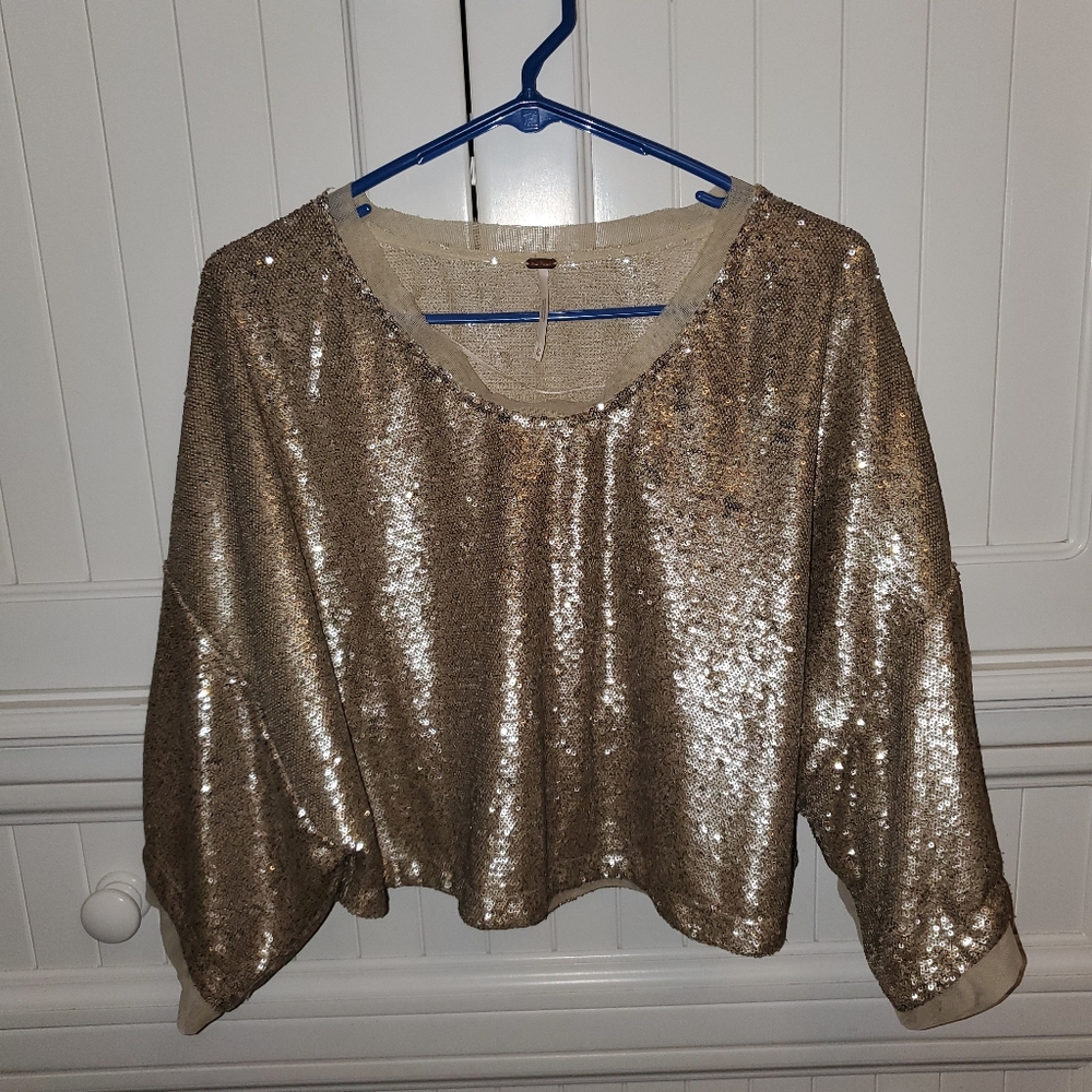 Glitter crop top
